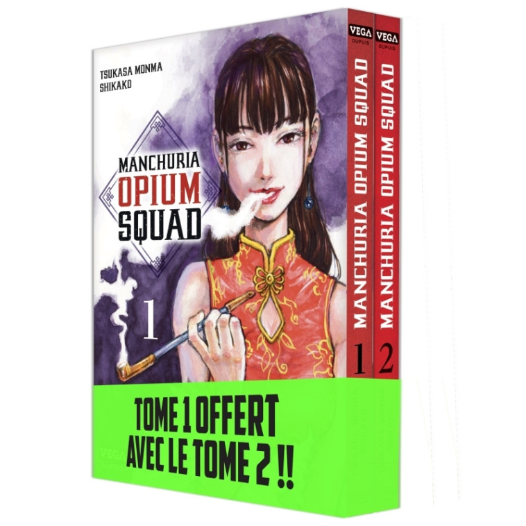 Bipack T2 + T1 (offert) Manchuria Opium Squad - XXX - VEGA DUPUIS