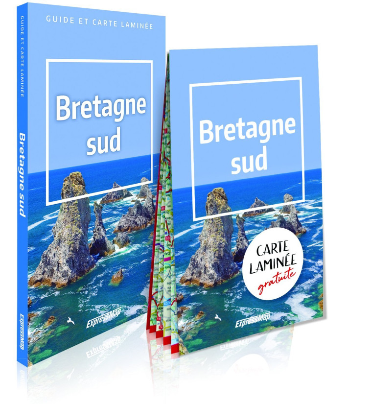 BRETAGNE SUD (GUIDE ET CARTE LAMINEE) - XXX - EXPRESSMAP