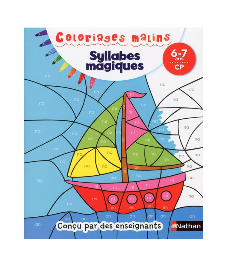 SYLLABES MAGIQUES CP 6/7 ANS - COLORIAGES MALINS - PETIT-JEAN/PICARD - Nathan Jeunesse