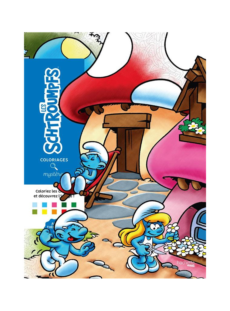 COLORIAGES MYSTERES - SCHTROUMPFS - KARAM ALEXANDRE - HACHETTE