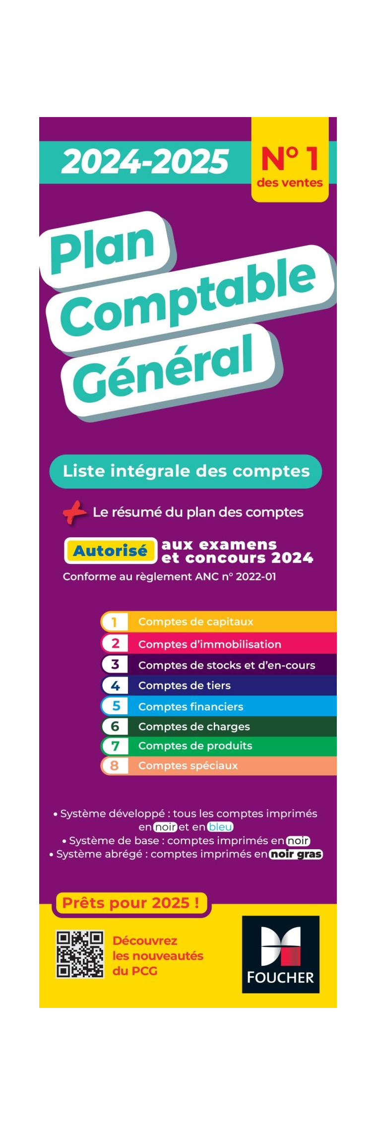 PLAN COMPTABLE GENERAL - PCG - 2024-2025 - PAUGAM SEBASTIEN - FOUCHER