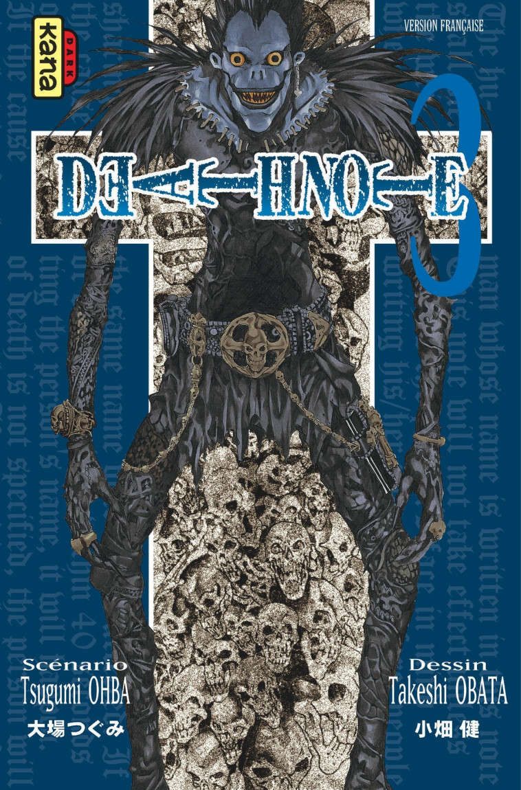 Death Note - Tome 3 - Tsugumi Ohba Tsugumi Ohba, Takeshi Obata Takeshi Obata - KANA