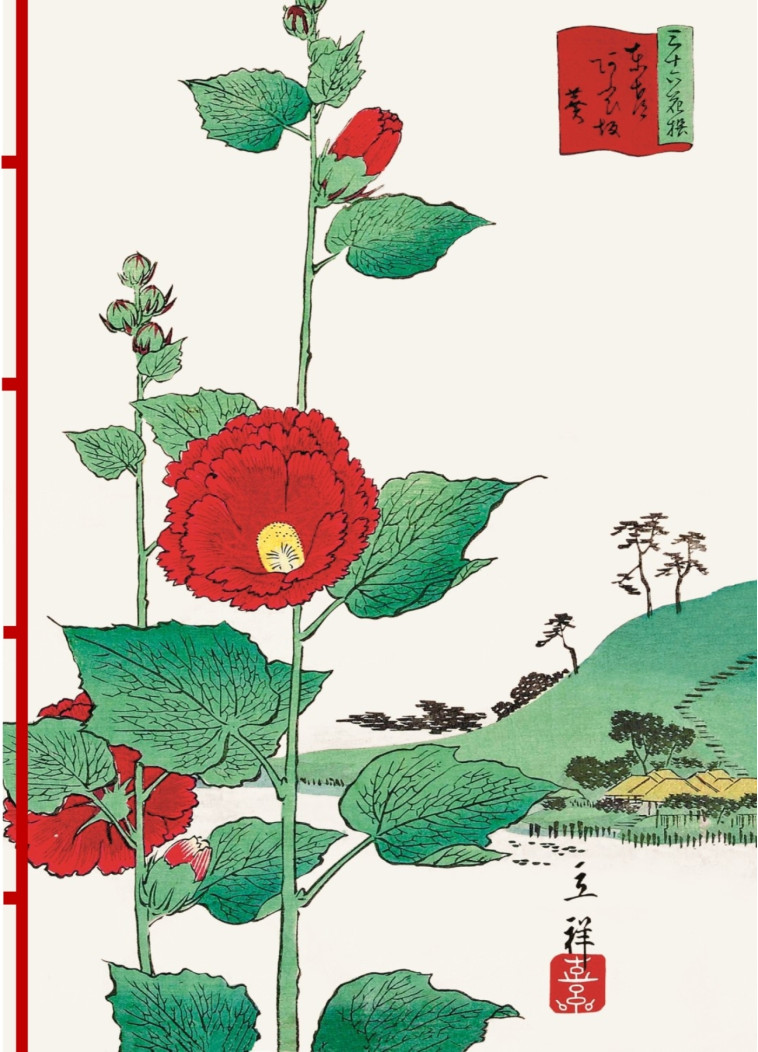 Carnet Hazan Les fleurs dans l'estampe japonaise 16 x 23 cm (papeterie) - XXX - HAZAN