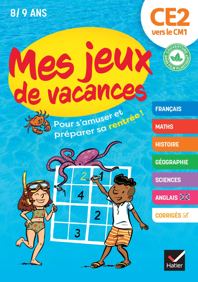 Mes jeux de vacances du CE2 vers le CM1- 2024 - Kastor Anne, Malo Lucie - HATIER