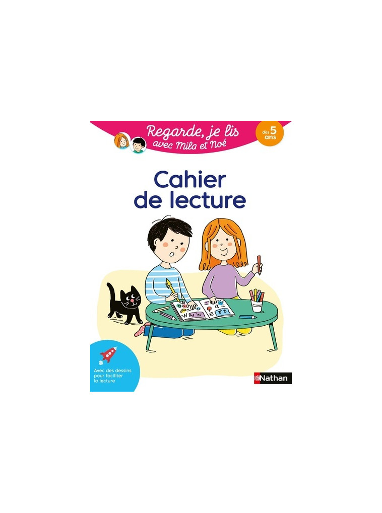 Cahier de Lecture - Regarde je lis ! - Battut Éric, Gribouille Mary, Piffaretti Marion - NATHAN