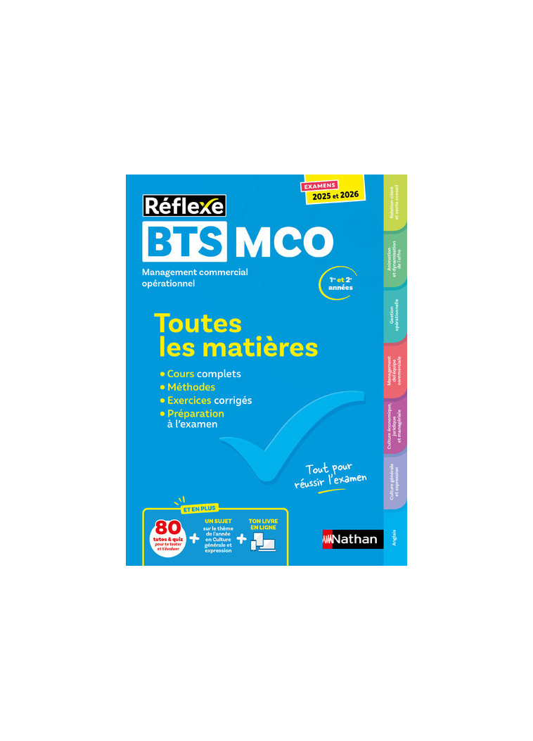 BTS MCO Management commercial opérationnel - BTS MCO 1 et 2 (Toutes les matières) - N° 7 - Besson Pascal, Bonnet-Piron Daniel, Chacon Benito Marie-José, Garnier Laurence, Houvion Laurent, Legros Dominique, Manzi Monica, Marre-Pinatel Marion, Pommier Chris