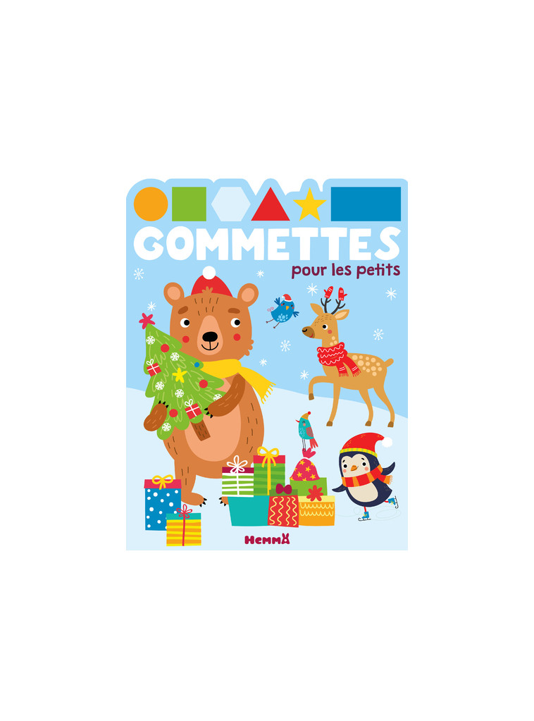 Gommettes pour les petits (Ours Noël) - Collectif Collectif - HEMMA