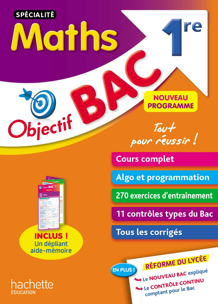 Objectif Bac SPECIALITE Maths 1re - Billa Nadine, Barbazo Eric - HACHETTE EDUC