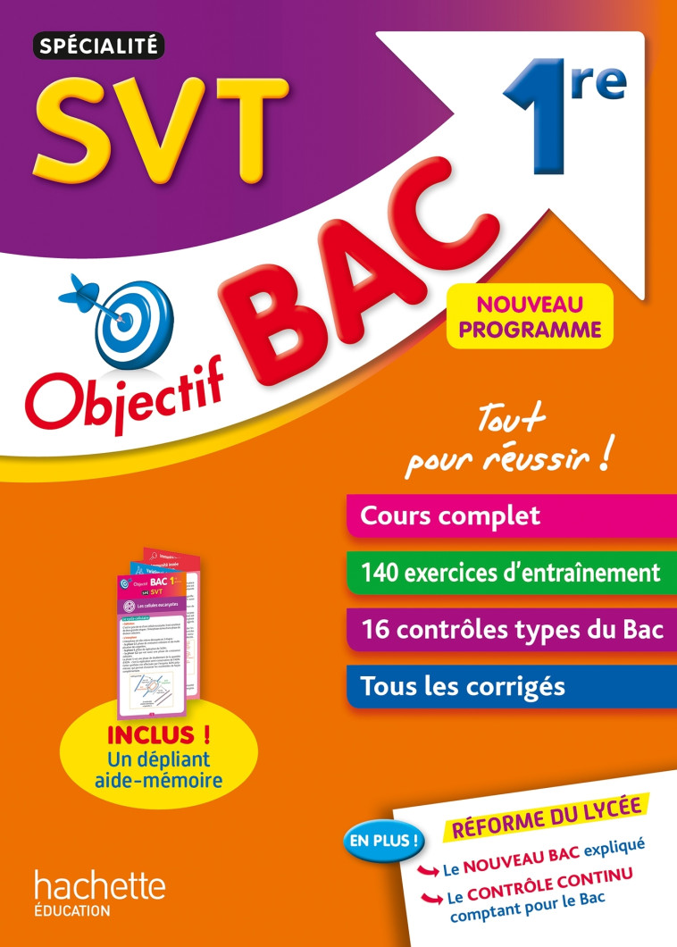 Objectif Bac SPECIALITE SVT 1re - Lefèvre Laëtitia - HACHETTE EDUC