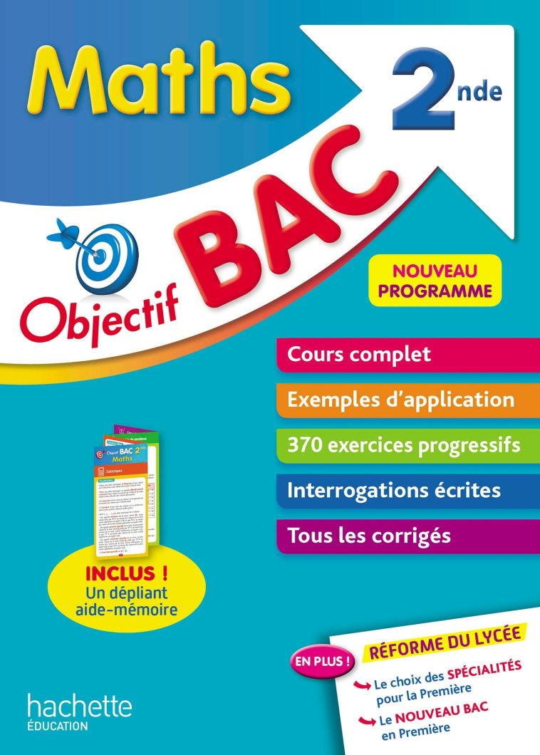 Objectif Bac Maths 2nde - Rousseau Philippe - HACHETTE EDUC