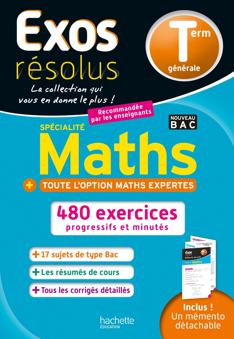 Exos Résolus Spécialité Maths (+ Maths expertes) Terminale - Renard Claudine, GUILLAUMIN Geneviève - HACHETTE EDUC