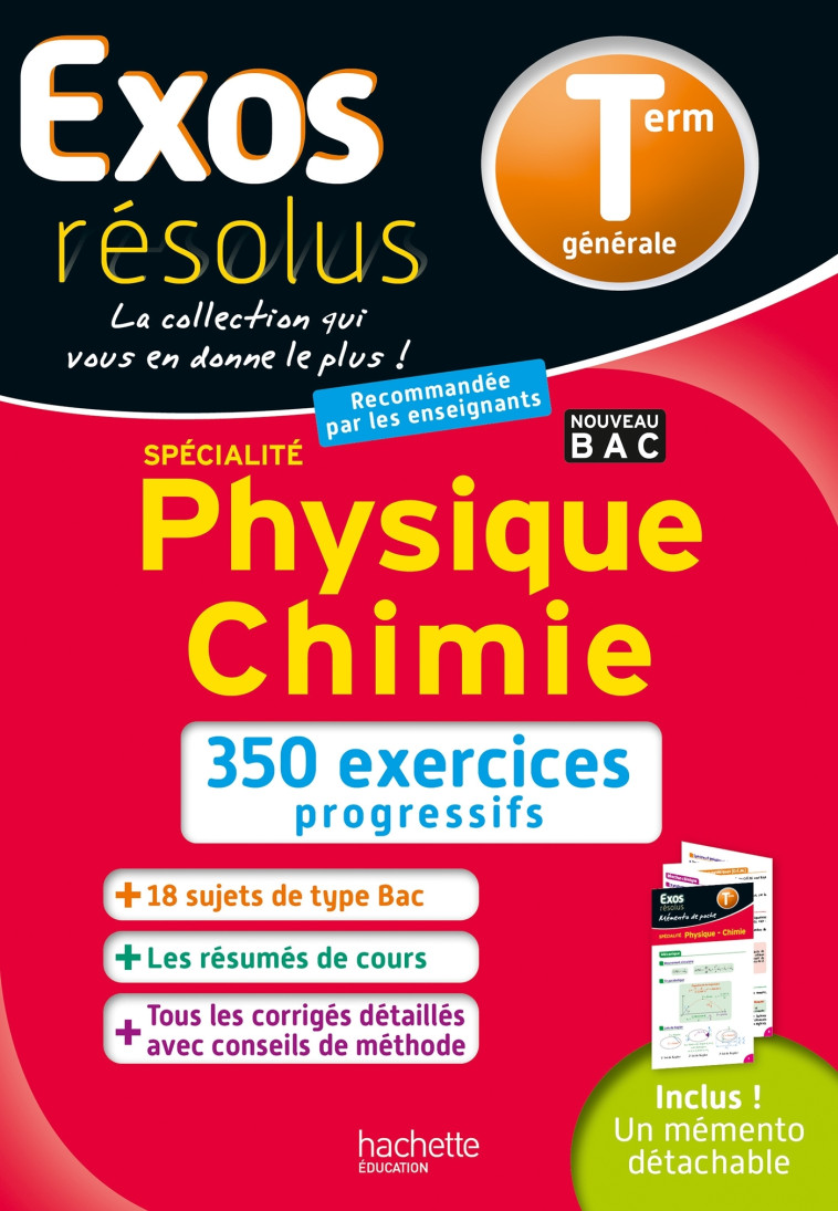 Exos Résolus Spécialité Physique Chimie Terminale - De La Baume Frédérique, Blat Stéphane, Castro Jean-Paul, Marteletti Raphäel, Samouilla Marc, Trouvé Laurent - HACHETTE EDUC