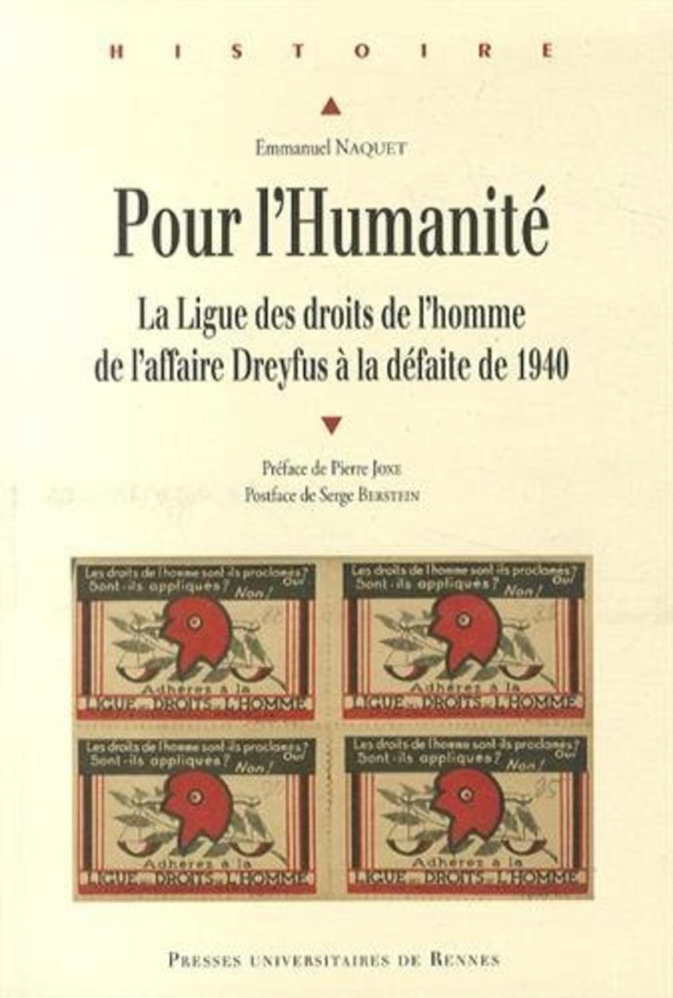 POUR L HUMANITE - PUR , Naquet Emmanuel, Joxe Pierre - PU RENNES