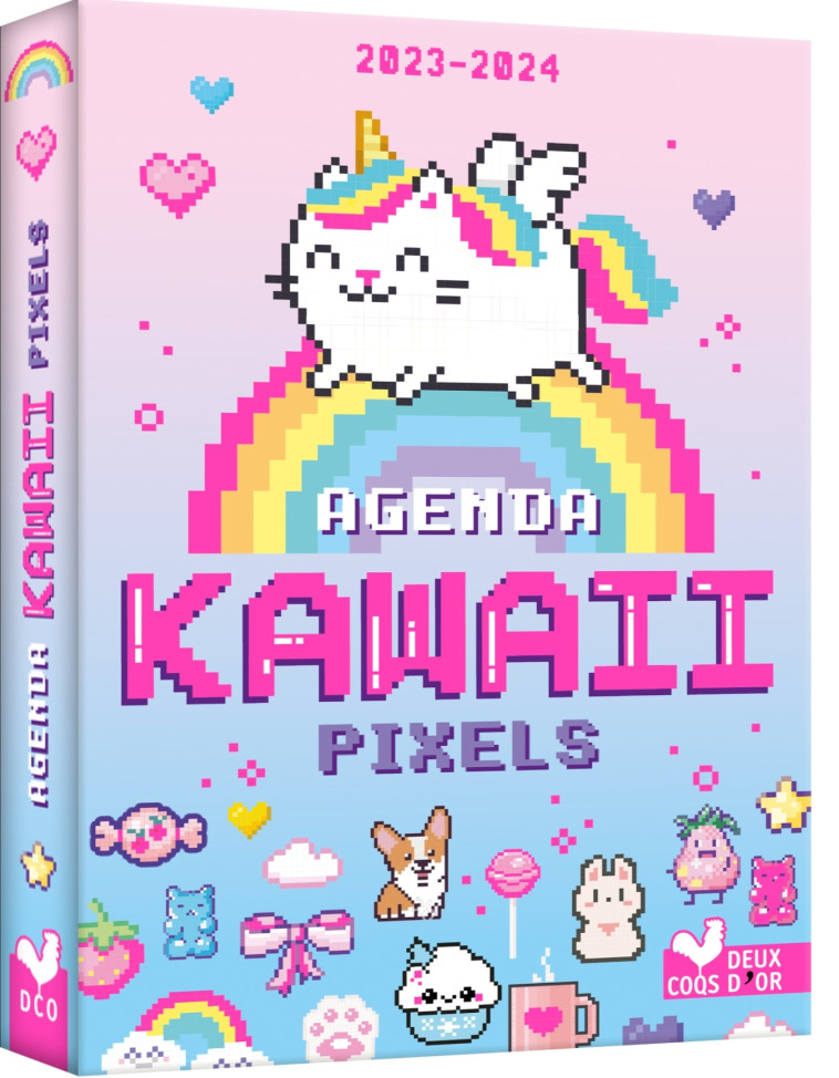 Agenda pixels kawai 2023-2024 -   - DEUX COQS D OR