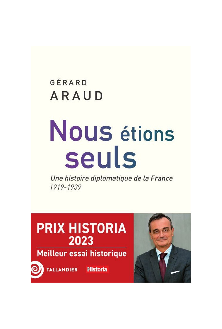 Nous étions seuls - Araud Gérard - TALLANDIER