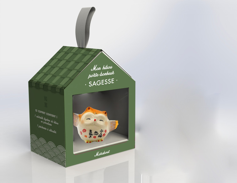 MON HIBOU PORTE-BONHEUR : SAGESSE - Collectif  - MARABOUT