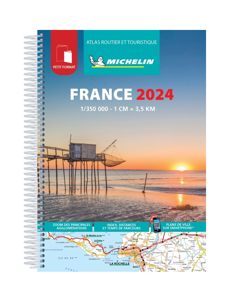 Atlas Routier France 2024 (Petit Format - Spiral) - XXX - MICHELIN