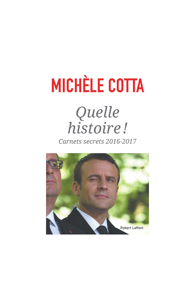 Quelle histoire ! - Cotta Michèle - ROBERT LAFFONT