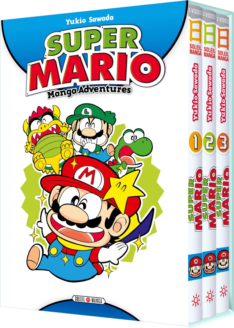 Super Mario Manga Adventures - Coffret T01 A T03 - XXX - SOLEIL