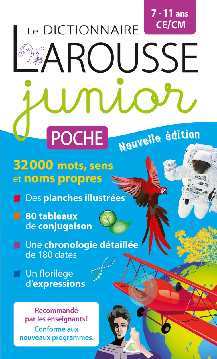 Le dictionnaire Larousse Junior poche - 7/11 ans - CE/CM - Collectif  - LAROUSSE