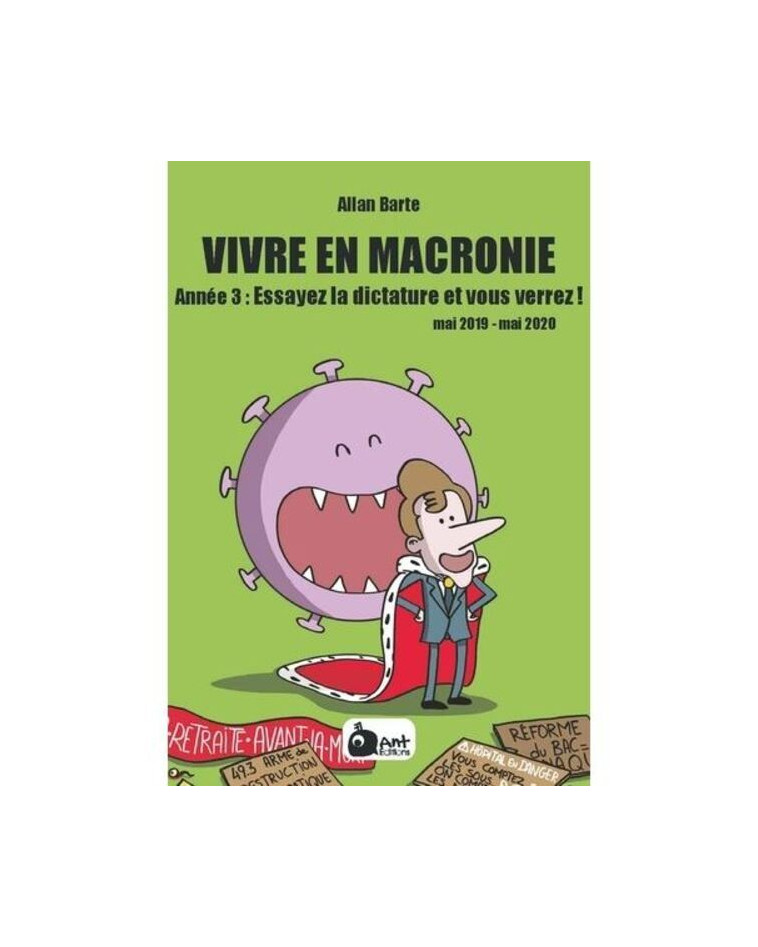 Vivre en Macronie T3 - Allan Barte - ANT EDITIONS