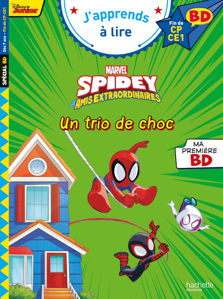 Disney BD Fin de CP-CE1 - Spidey - Un trio de choc - Albertin Isabelle - HACHETTE EDUC