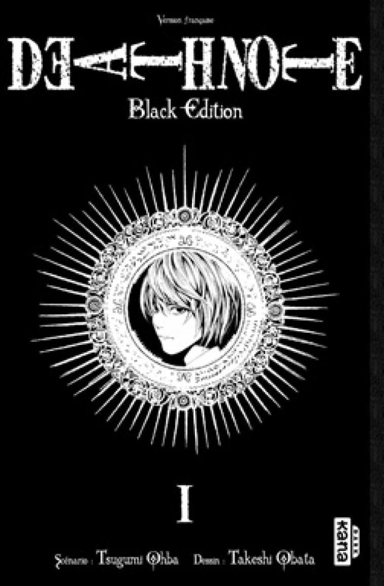 DEATH NOTE - BLACK EDITION - Tome 1 - Tsugumi Ohba Tsugumi Ohba, Takeshi Obata Takeshi Obata - KANA