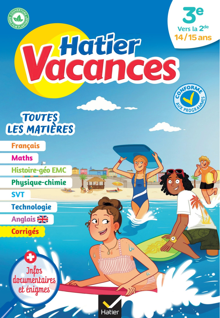 Cahier de vacances 2024 de la 3e à la 2de - Bureau Jean-Pierre, Bureau Caroline, Burriat Jean-Pierre, Dedryver Laurent, Lancien Brigitte - HATIER