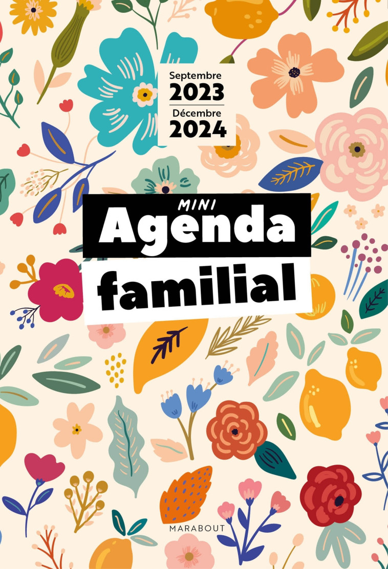 Mini agenda familial 2023-2024 -   - MARABOUT