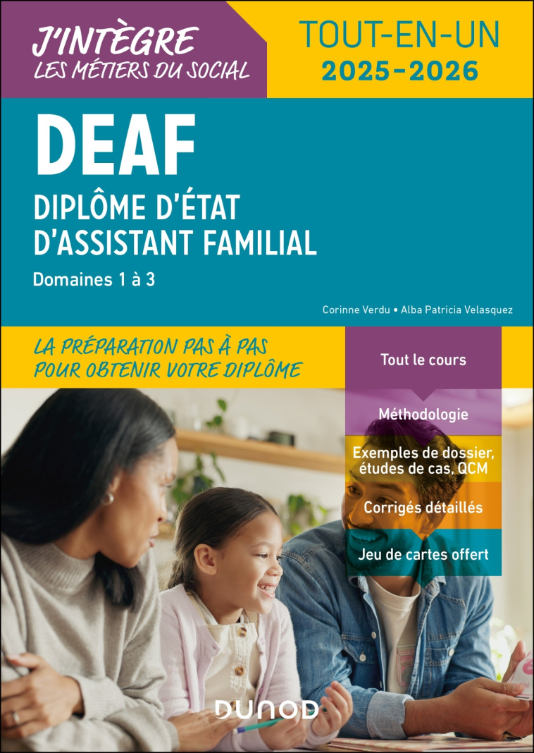 DEAF - Tout-en-un 2025-2026 - Verdu Corinne, Velasquez Patricia - DUNOD