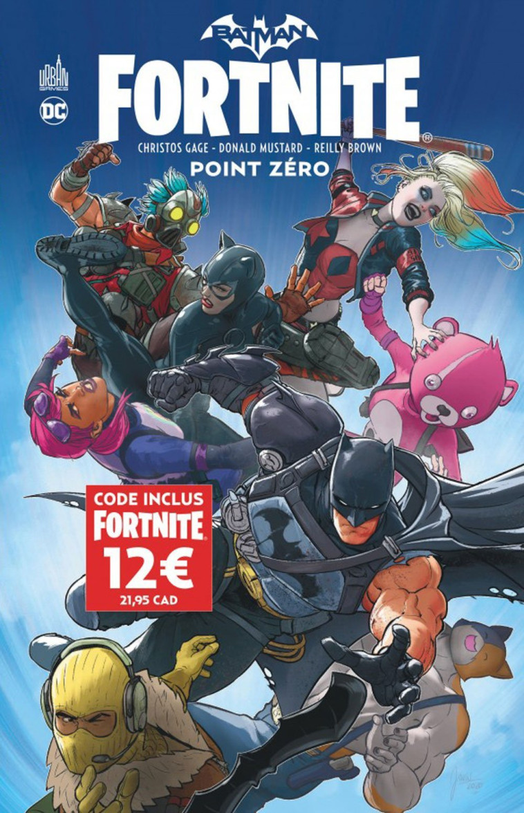 Batman Fortnite Point Zéro - Gage Christos Gage Christos, MUSTARD Donald MUSTARD Donald, Brown Reilly Brown Reilly, Gage Christos , MUSTARD Donald , Brown Reilly  - URBAN COMICS