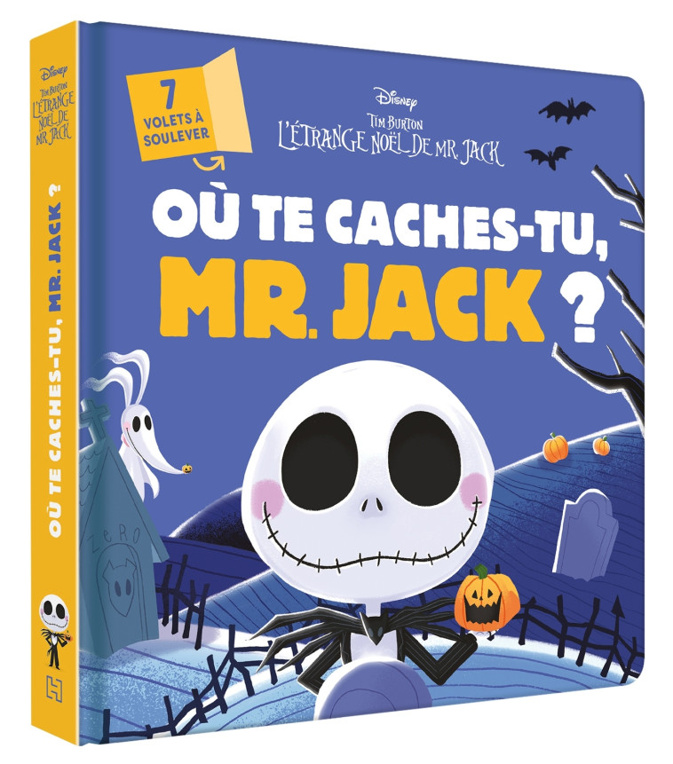 DISNEY BABY - Où te caches-tu ? L'Étrange Noël de Monsieur Jack - Avec des volets à soulever - XXX - DISNEY HACHETTE