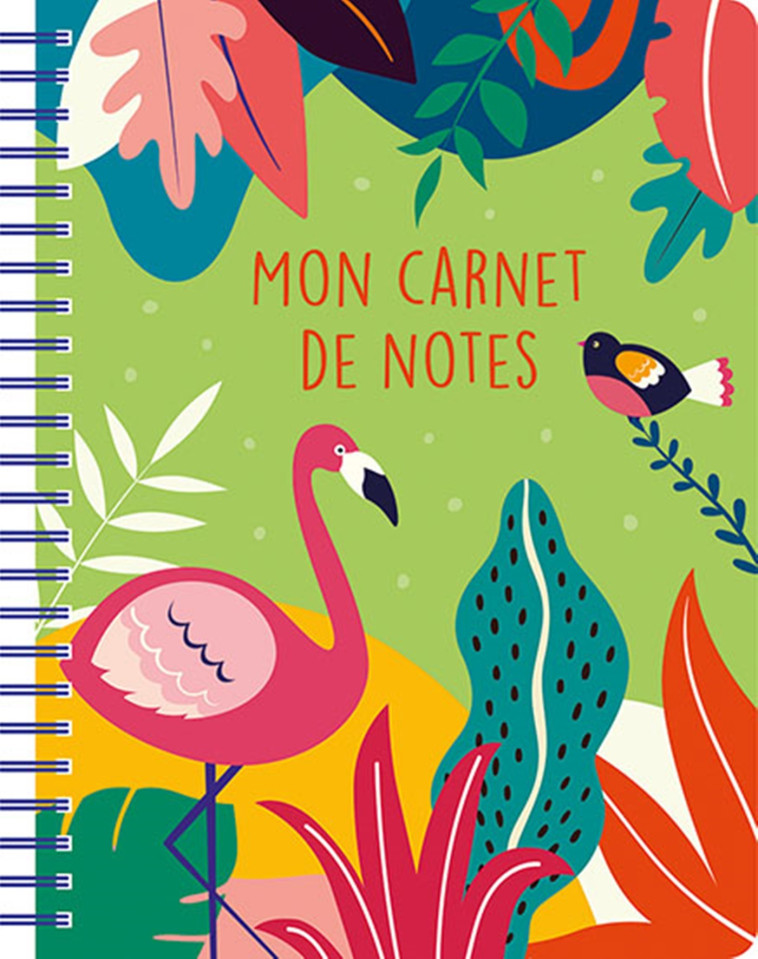 Mon carnet de notes (tropical green) - THEISSEN, PETRA PETRA - CHANTECLER