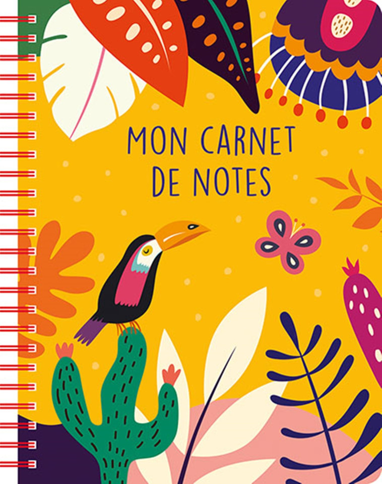 Mon carnet de notes (tropical yellow) - THEISSEN, PETRA PETRA - CHANTECLER