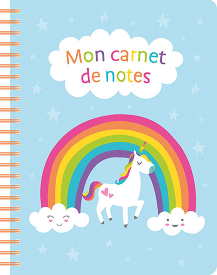 Mon carnet de notes (unicorn blue) - THEISSEN, PETRA PETRA - CHANTECLER