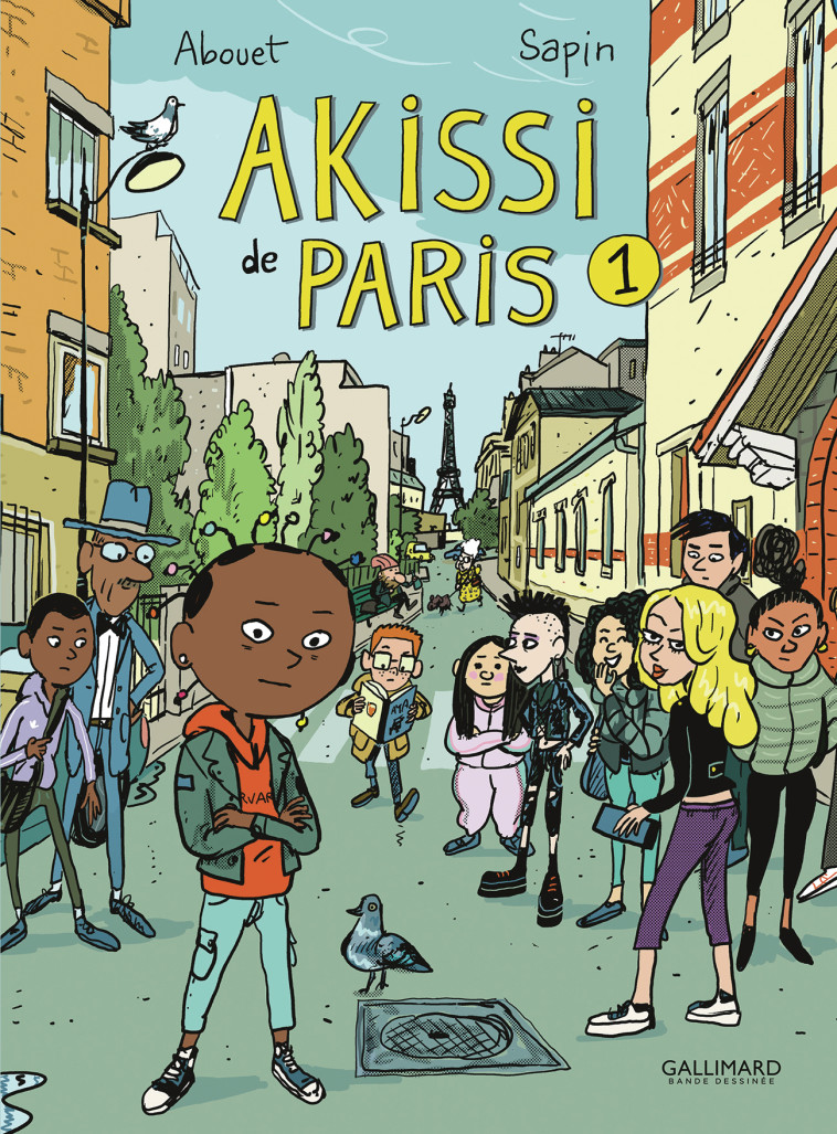 Akissi de Paris - ABOUET/SAPIN , Sapin Mathieu, Abouet Marguerite - GALLIMARD BD