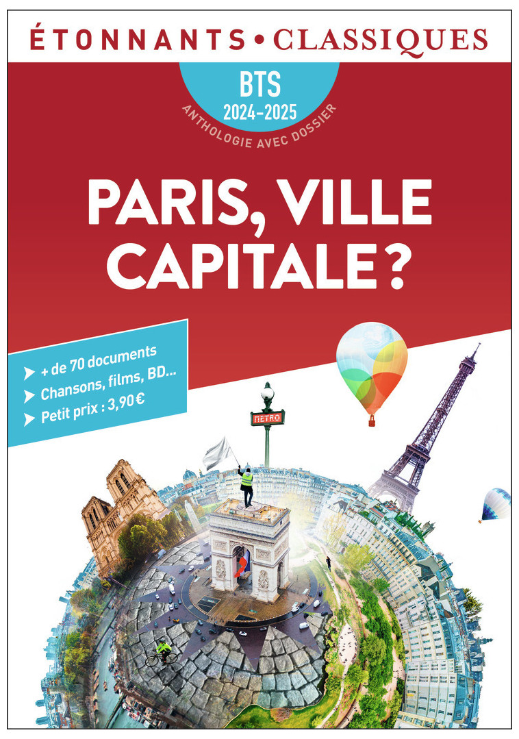 Paris, ville capitale ? - BTS 2024-2025 - Collectif , Lacroix Laurence - FLAMMARION