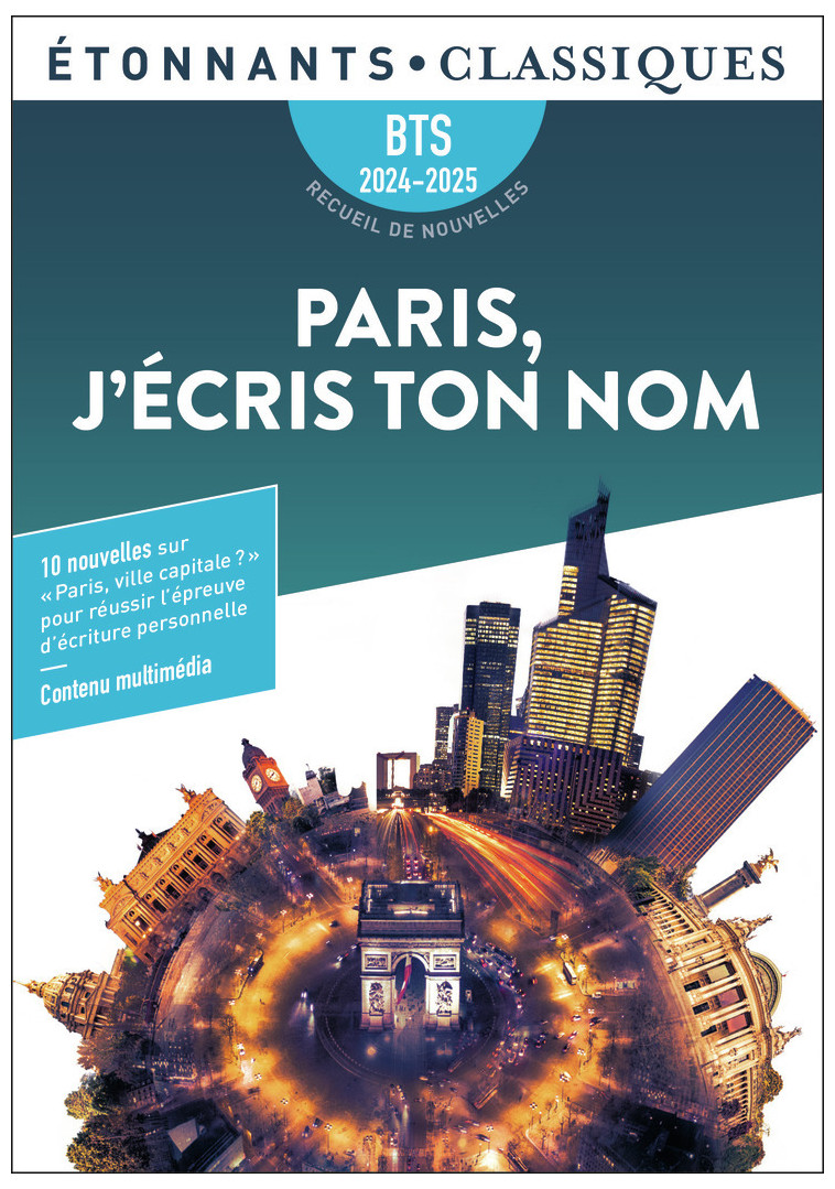 Paris, j'écris ton nom. BTS 2024-2025 - Collectif , Chedeville Élise - FLAMMARION