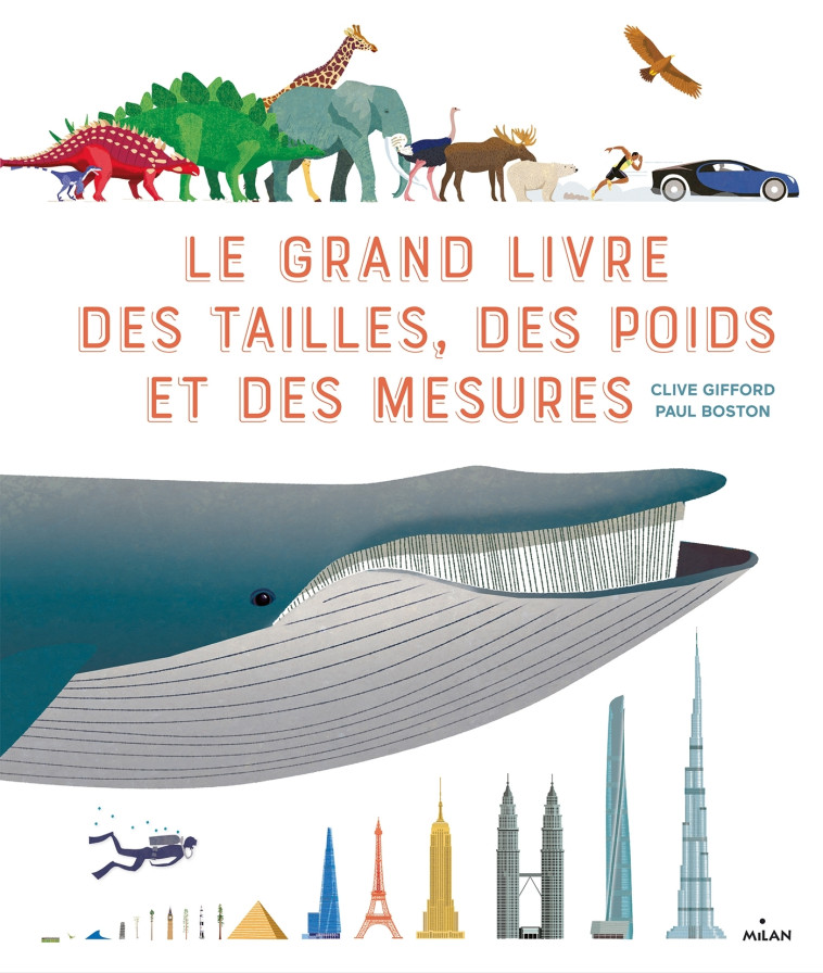 Le grand livre des tailles, des poids et des mesures - Gifford Clive - MILAN