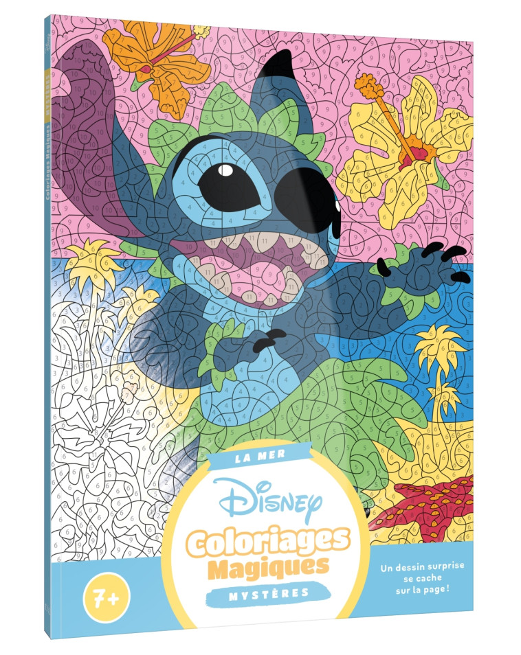 DISNEY - Mes Coloriages Magiques - Mystères (7+) - La Mer - XXX - DISNEY HACHETTE