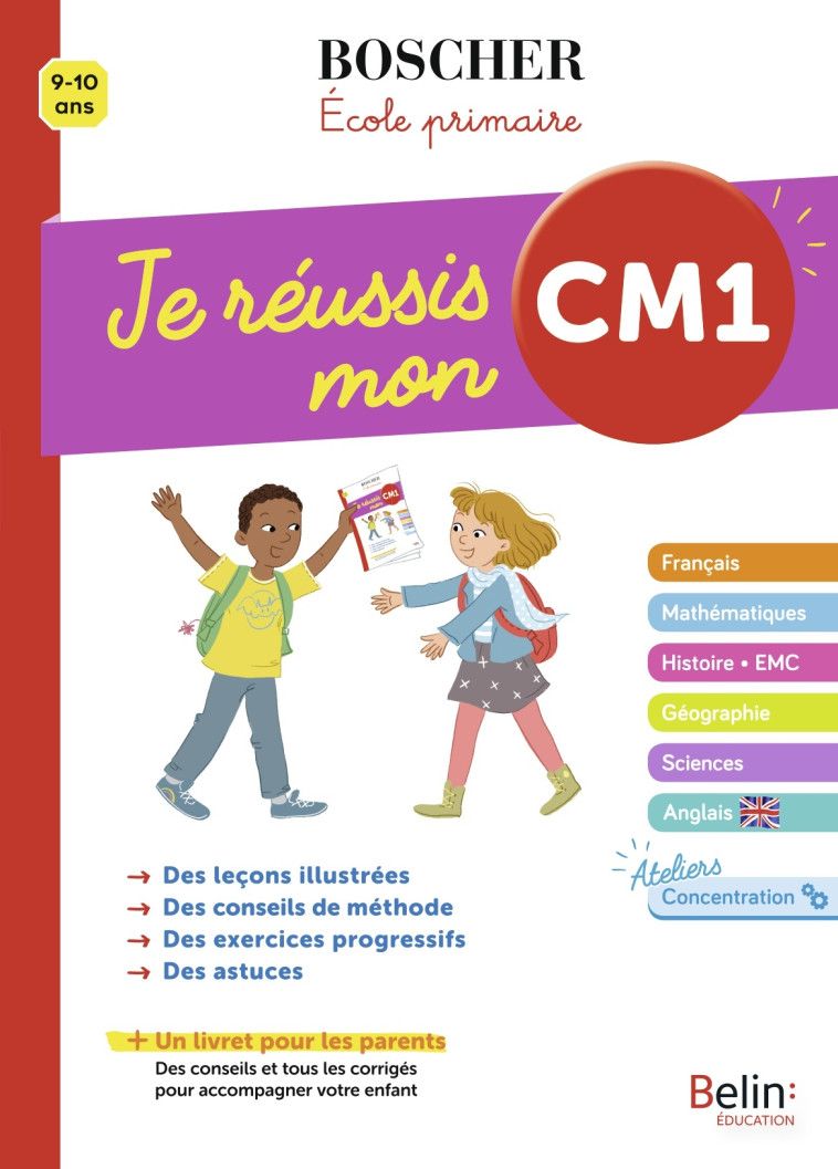 Je réussis mon CM1 - Drévillon Valérie, Collectif  - BELIN EDUCATION