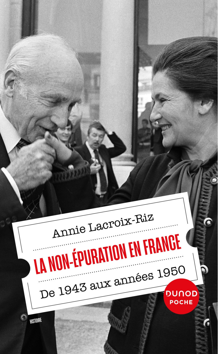 La non-épuration en France - Lacroix-Riz Annie - DUNOD