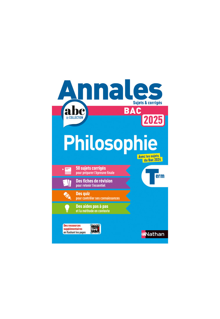 Annales Bac Philosophie 2025 - Dorozoi Gérard, Vanhoutte Denis - NATHAN