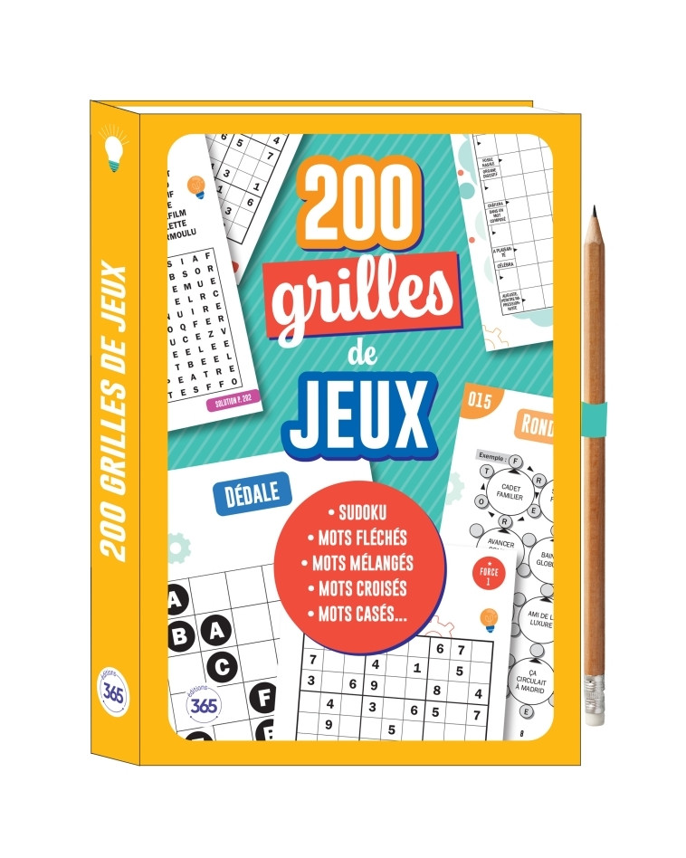 200 jeux de grilles - XXX - 365 PARIS