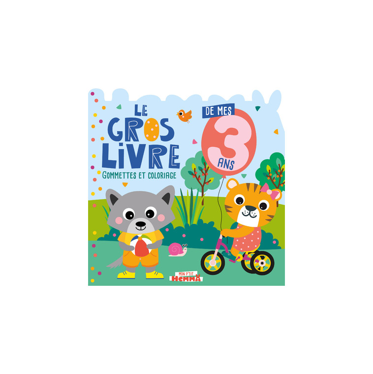 Mon P'tit Hemma - Le gros livre de mes 3 ans - Gommettes et coloriage - Carotte et compagnie Carotte et compagnie, Collectif Collectif, CAROTTE ET COMPAGNIE , Collectif  - HEMMA