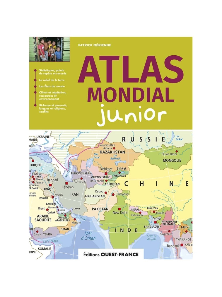 Atlas mondial junior - Mérienne Patrick - OUEST FRANCE