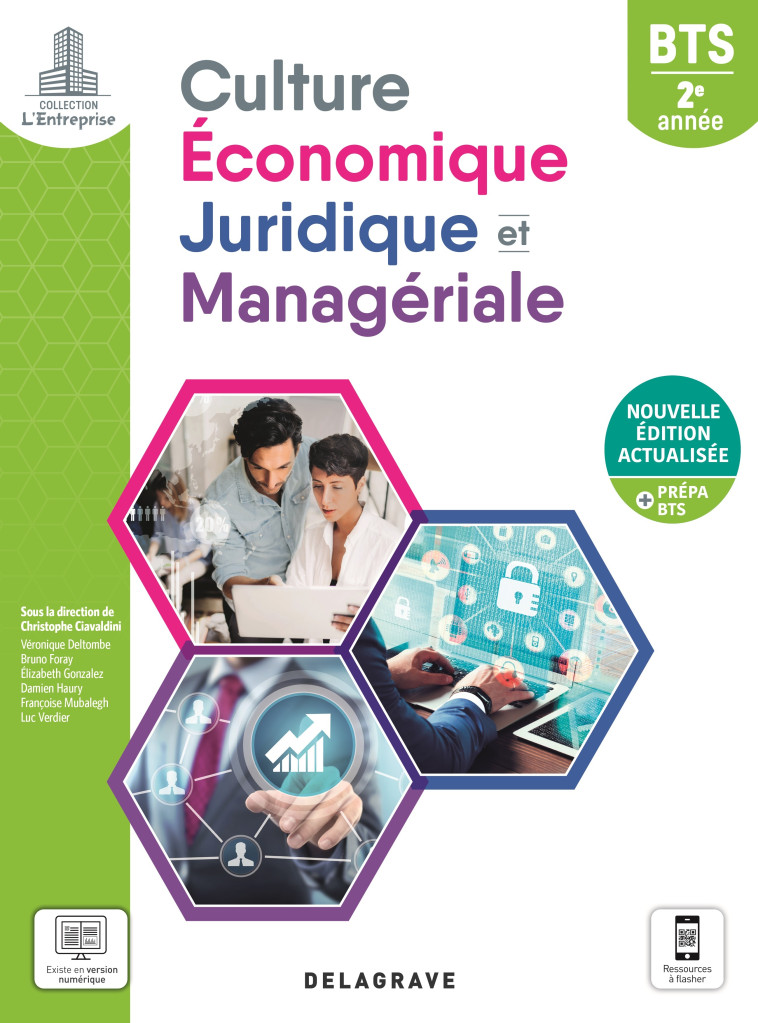 Culture économique, juridique et managériale (CEJM) 2e année BTS (2021) - Pochette élève - Deltombe Véronique, Foray Bruno, Mubalegh Françoise, Verdier Luc, Haury Damien, Ciavaldini Christophe, Gonzalez Elizabeth - DELAGRAVE