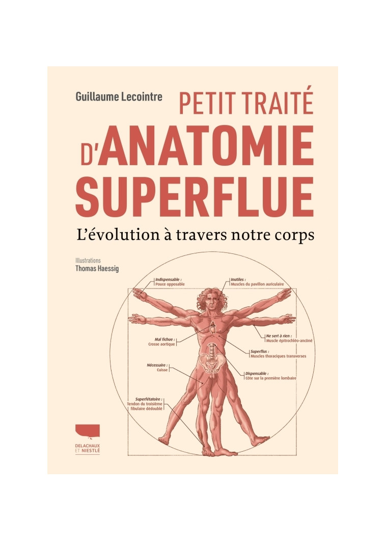 Petit traité d'anatomie superflue - Lecointre Guillaume - DELACHAUX