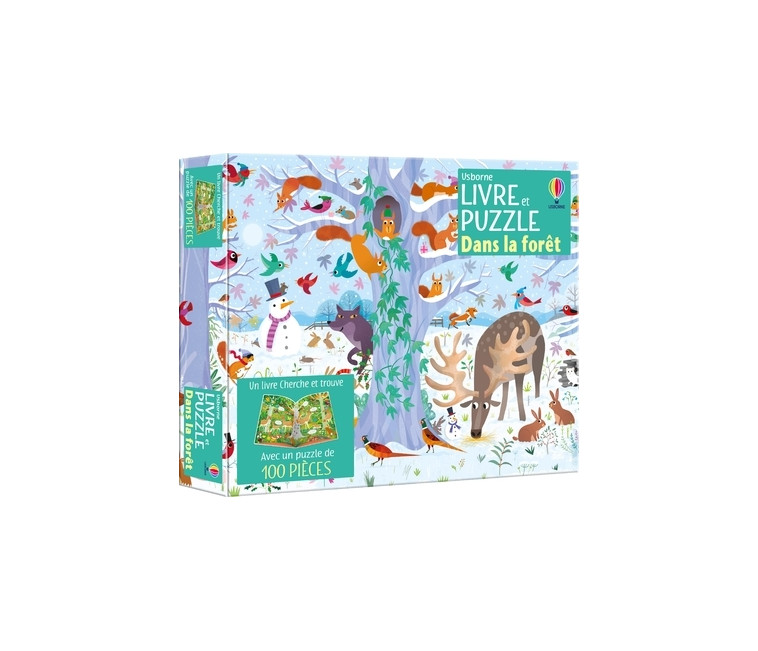 Dans la forêt - Coffrets Livre et puzzle - dès 5 ans - Robson Kirsteen, Lucas Gareth - USBORNE