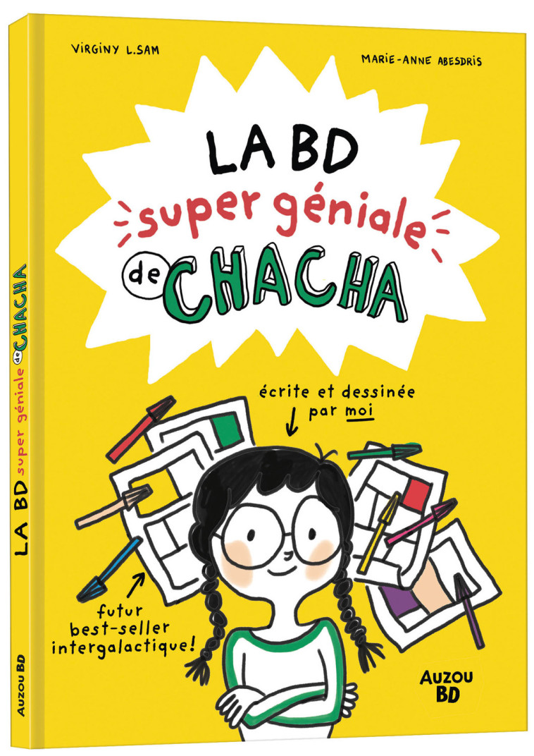 LA BD SUPER GÉNIALE DE CHACHA - Virginy L.SAM , Abesdris Marie-Anne - AUZOU